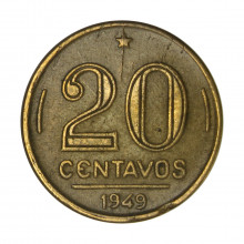 V-207 20 Centavos 1949 
