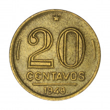 V-206 20 Centavos 1948