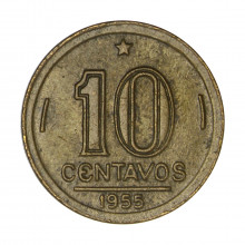 V-205 10 Centavos 1955