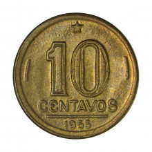 V-203 10 Centavos 1953 