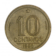 V-200 10 Centavos 1950 MBC+