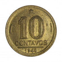V-198 10 Centavos 1948 SOB