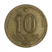 V-197 10 Centavos 1947 MBC
