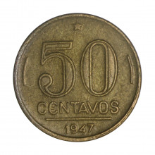 V-196 50 Centavos 1947 MBC+