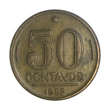 V-219 50 Centavos 1952 MBC