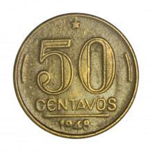 V-215 50 Centavos 1948 MBC+