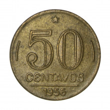 V-223 50 Centavos 1956