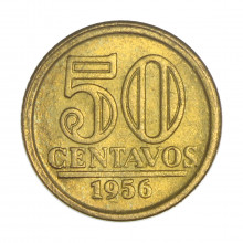 V-254 50 Centavos 1956 FC