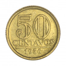 V-254 50 Centavos 1956 SOB