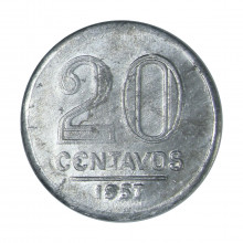 V-264 20 Centavos 1957 MBC