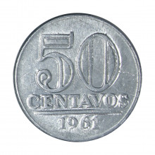 V-273 50 Centavos 1961 SOB/FC