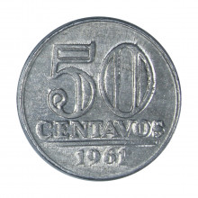 V-273 50 Centavos 1961 SOB