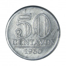 V-272 50 Centavos 1960 MBC+