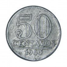 V-272 50 Centavos 1960 MBC