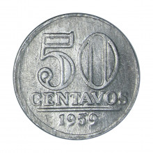 V-271 50 Centavos 1959 SOB