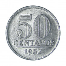 V-269 50 Centavos 1957 FC