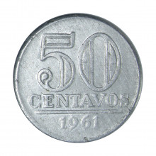 V-273 50 Centavos 1961 MBC