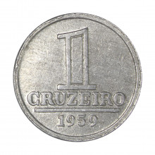 V-276 1 Cruzeiro 1959 MBC+ C/ Marca de Limpeza