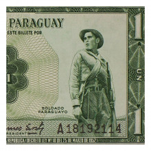 P#193a.2 1 Guarani 1963 SOB Paraguai América