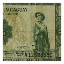 P#193a.2 1 Guarani 1963 MBC Paraguai América