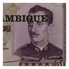 P#118a 500 Escudos 1967 FE Moçambique África