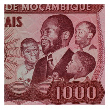 P#128 1000 Medicais 1980 FE Moçambique Africa