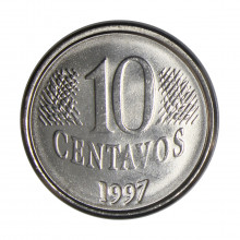 10 Centavos 1997 SOB/FC