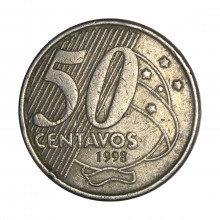 Moeda de 50 Centavos 1998