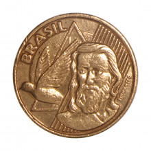 Moeda V-464 5 Centavos 1998 MBC+  Aço R Cobre Ø22mm 4,1gr.