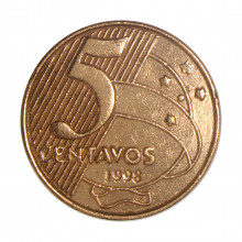 5 Centavos 1998 MBC+