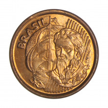 Moeda V-458 1 Centavo 1999 SOB/FC Data Difícil Aço R Cobre Ø17mm 2,4gr.