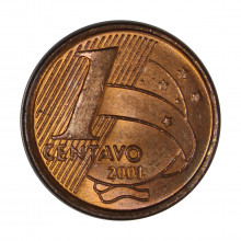 1 Centavo 2001 SOB/FC