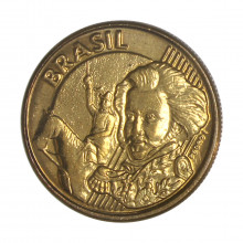 Moeda V-503 10 Centavos 2010 SOB  Aço Revestido de Bronze Ø20mm 4,8gr.*