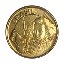 Moeda V-511 10 Centavos 2018  MBC+   Aço R Bronze  Ø20mm 4,8gr.