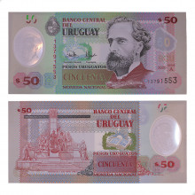 P#New 50 Pesos Uruguaios 2020 FE Uruguai América Polímero
