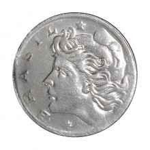 Moeda V-293 5 Centavos 1967 SOB/FC Aço Inoxidável Ø21mm 3,97gr.