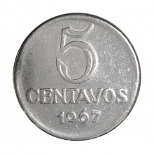 V-293 5 Centavos 1967