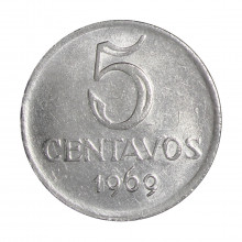 V-294 5 Centavos 1969  