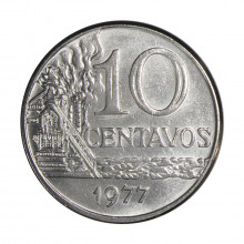 V-301 10 Centavos 1977 