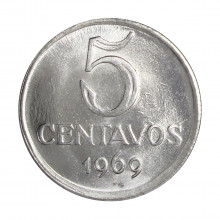 V-294 5 Centavos 1969  