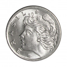 Moeda V-292 2 Centavos 1975 FC Aço Inoxidável Ø19mm 2,16gr.