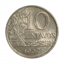 V-296 10 Centavos 1967 