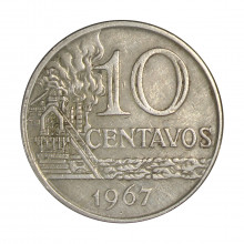 V-296 10 Centavos 1967 