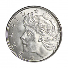Moeda v-310 20 Centavos 1979 SOB/FC Data Difícil Aço Inox Ø25mm 5,7gr.