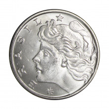 Moeda V-310 20 Centavos 1979 FC Data Difícil Aço Inox Ø25mm 5,7gr.*