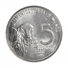 V-335 5 Centavos 1977 FAO