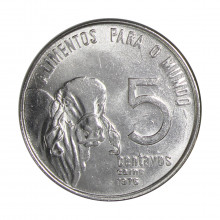 V-334 5 Centavos 1976 FAO