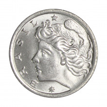 Moeda V-332 2 Centavos 1978 FC FAO Escassa Aço Inoxidável Ø19mm 2,2gr.