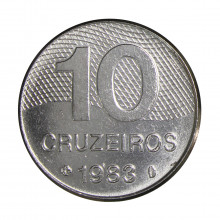 V-358 10 Cruzeiros 1983 Integração Nacional