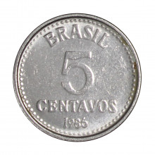 V-383 5 Centavos 1986 